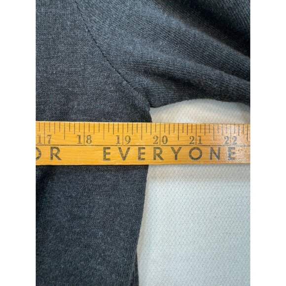 Pure Jill Womens Open Front Cardigan Sweater Size S Charcoal Gray Pockets - Picture 7 of 10